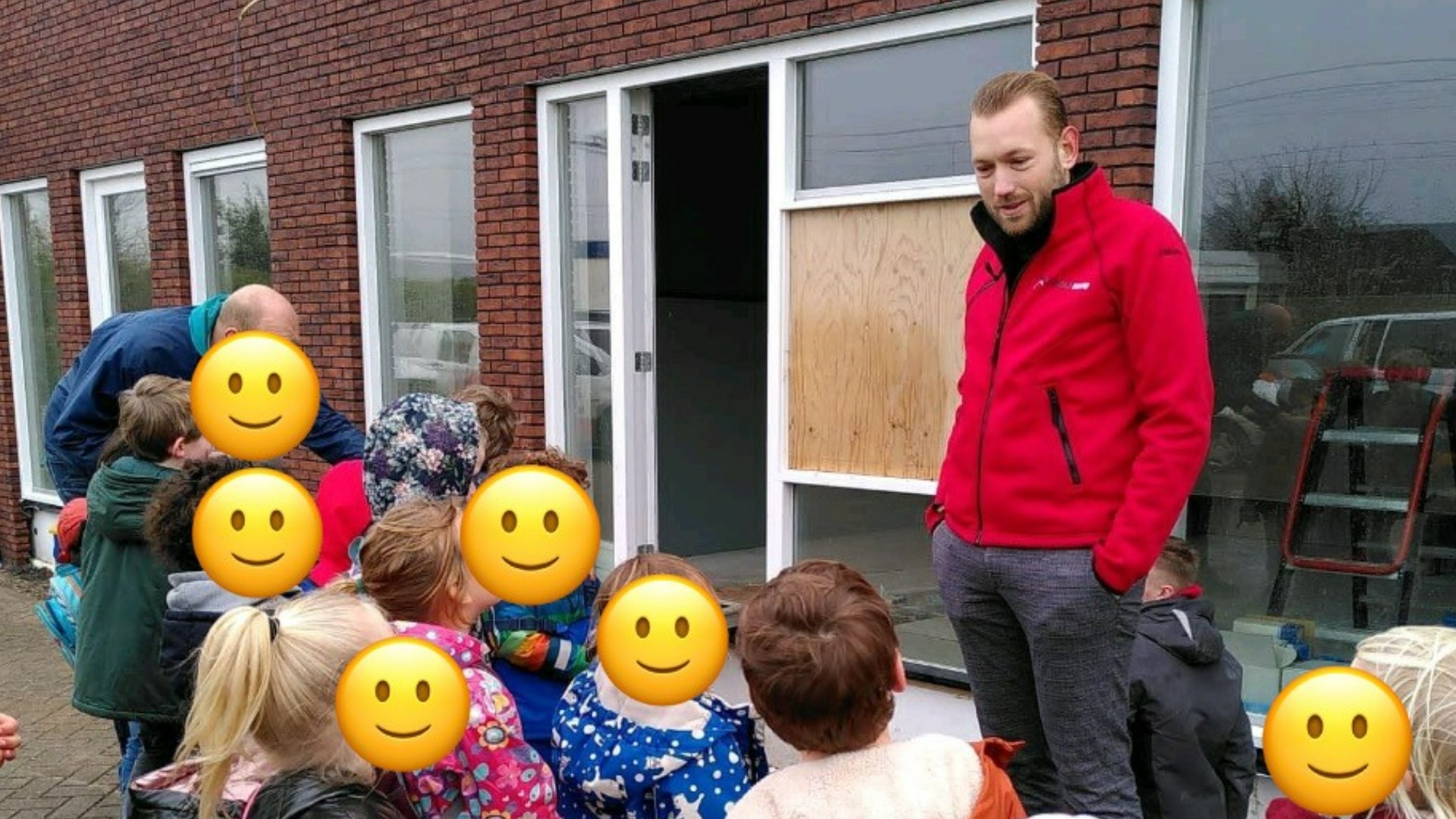 "De Schoolwerkplaats" uit Santpoort-Noord op bezoek bij onze bouwplaats in Hillegom!