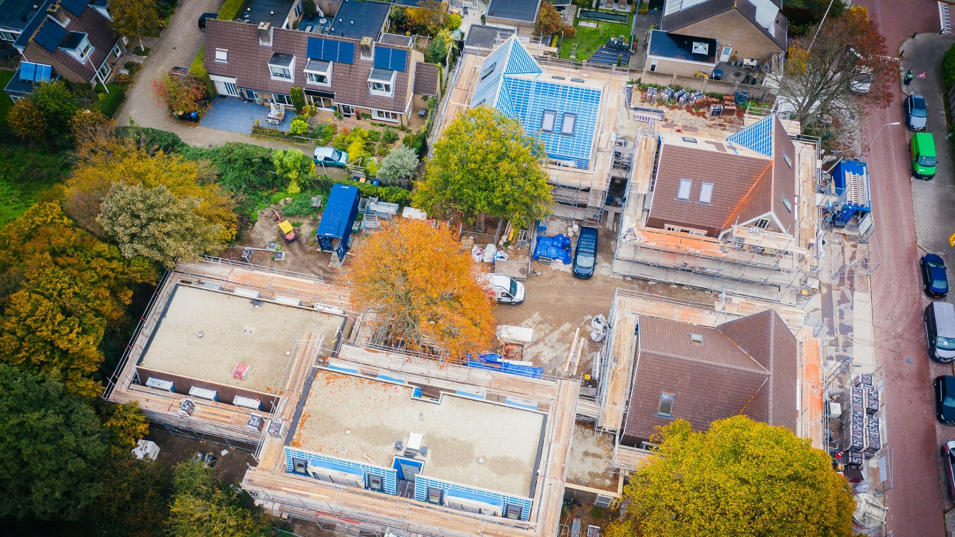  Prachtige luchtfoto's van Nieuwbouwproject Nicolaas Beetshof te Driehuis